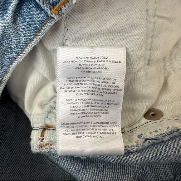 Levi’s Re/Done 70s ULTRA HIGH RISE STOVE PIPE size 31 NWT - Picture 11 of 12